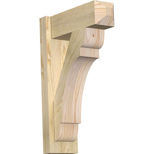 Ekena Millwork Olympic Rough Sawn Craftsman Outlooker, Douglas Fir, 6"W x 16"D x 24"H OUT06X16X24OLY04RDF - main